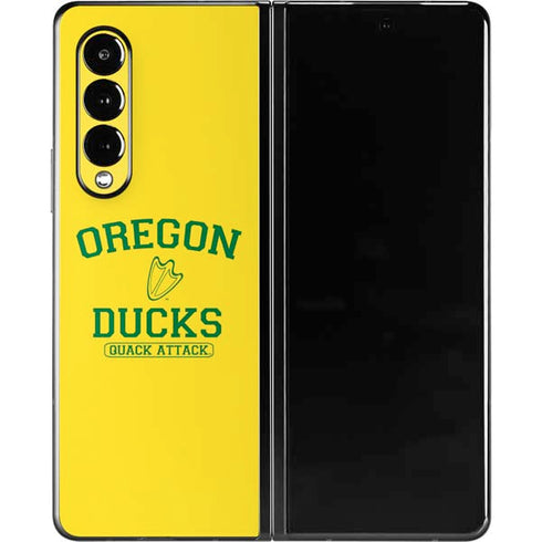 University of Oregon Ducks Quack Attack Galaxy Z Fold3 5G Skin