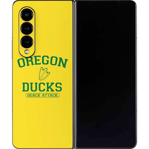 University of Oregon Ducks Quack Attack Galaxy Z Fold4 5G Skin