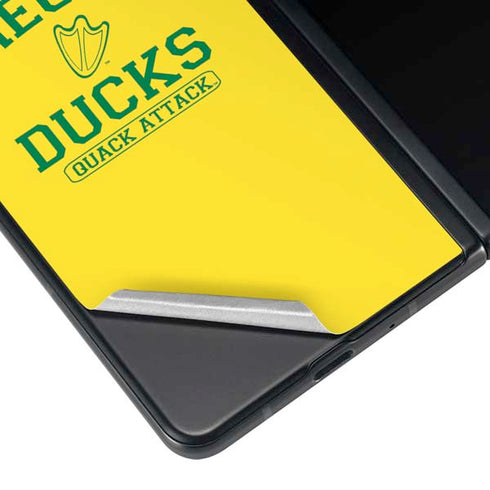 University of Oregon Ducks Quack Attack Galaxy Z Fold4 5G Skin