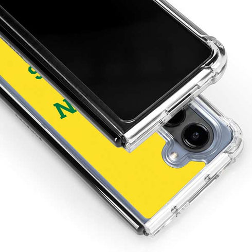 University of Oregon Ducks Quack Attack Galaxy Z Fold5 5G Clear Case