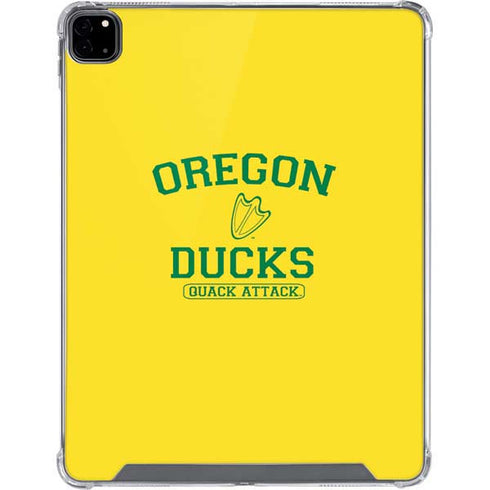 University of Oregon Ducks Quack Attack iPad Pro 12.9in (2020) Clear Case