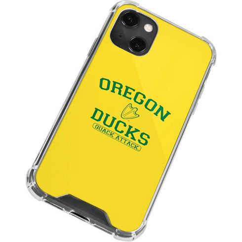 University of Oregon Ducks Quack Attack iPhone 13 Mini Clear Case