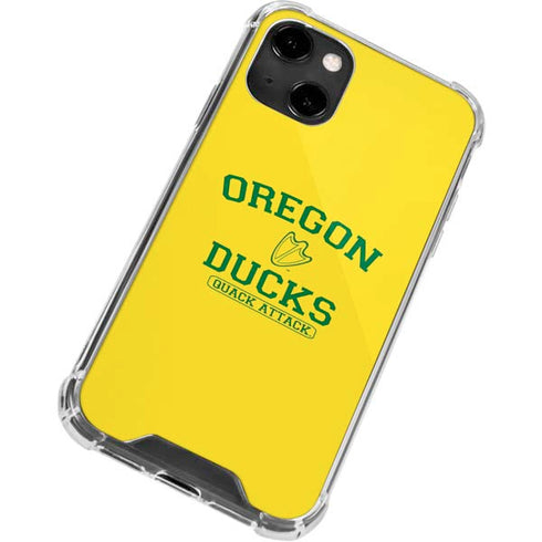 University of Oregon Ducks Quack Attack iPhone 14 Clear Case