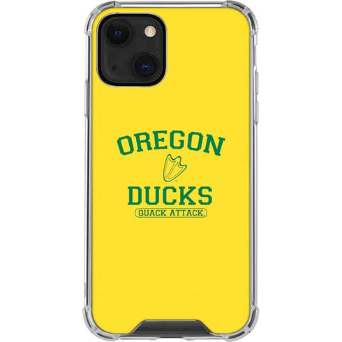 University of Oregon Ducks Quack Attack iPhone 14 Plus Clear Case