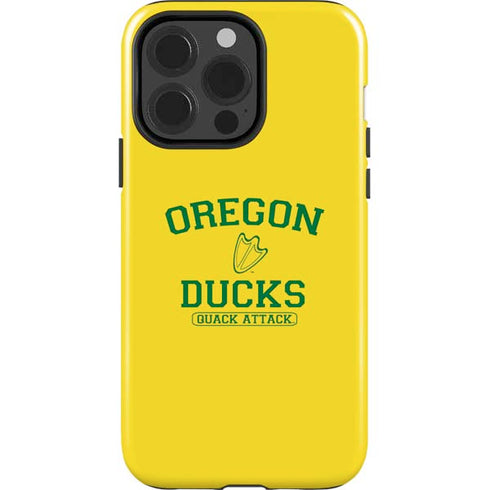 University of Oregon Ducks Quack Attack iPhone 15 Pro Impact Case