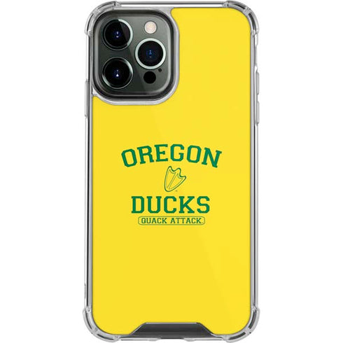 University of Oregon Ducks Quack Attack iPhone 15 Pro Max Clear Case