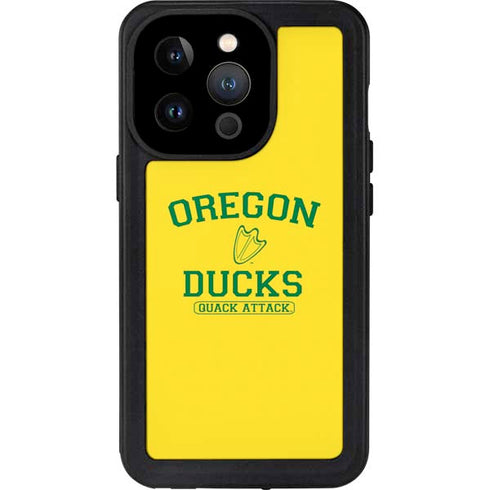 University of Oregon Ducks Quack Attack iPhone 14 Pro Waterproof Case