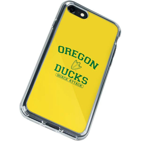 University of Oregon Ducks Quack Attack iPhone SE (2nd & 3rd Gen) Clear Case