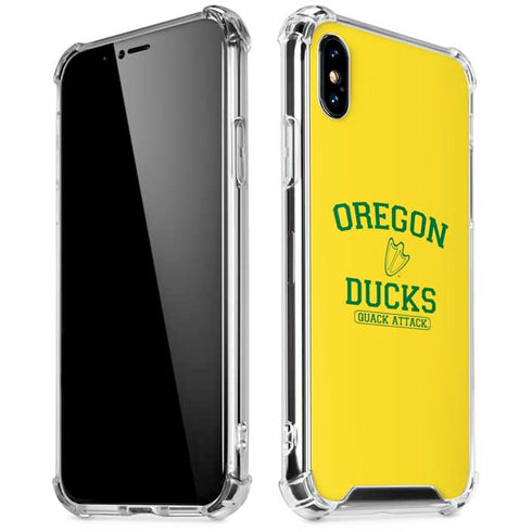 University of Oregon Ducks Quack Attack iPhone XS Max Clear Case