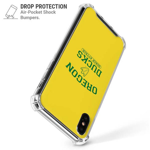 University of Oregon Ducks Quack Attack iPhone XS Max Clear Case