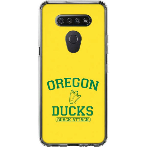 University of Oregon Ducks Quack Attack LG K51/Q51 Clear Case
