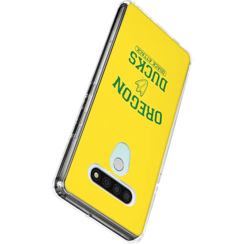 University of Oregon Ducks Quack Attack LG Stylo 6 Clear Case