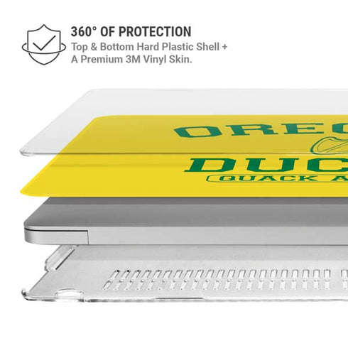 University of Oregon Ducks Quack Attack MacBook Air 13in M1 (2021) Case plus Skin