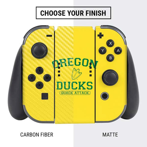 University of Oregon Ducks Quack Attack Nintendo Switch Bundle Skin