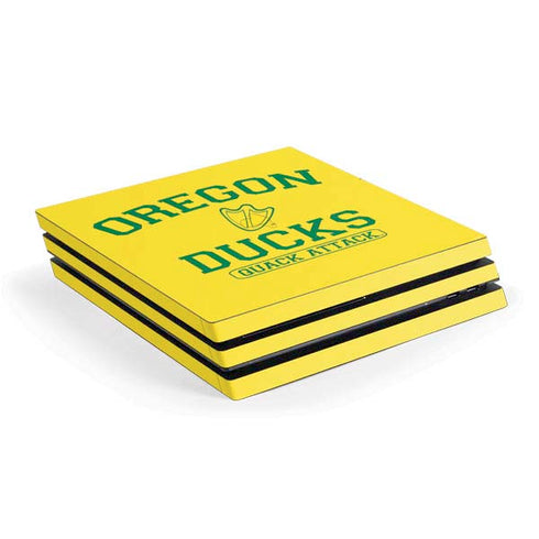 University of Oregon Ducks Quack Attack PS4 Pro Console Skin