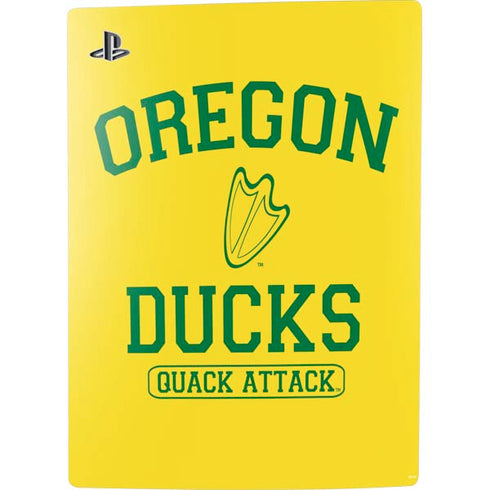 University of Oregon Ducks Quack Attack PS5 Digital Edition Console Skin