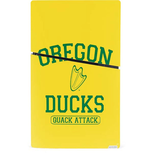 University of Oregon Ducks Quack Attack PS5 Slim Digital Edition Bundle Skin