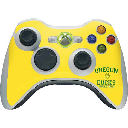 University of Oregon Ducks Quack Attack Xbox 360 Wireless Controller Skin