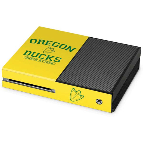 University of Oregon Ducks Quack Attack Xbox One Console Skin