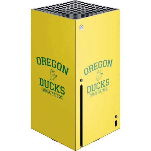 University of Oregon Ducks Quack Attack Xbox Series X Console Skin