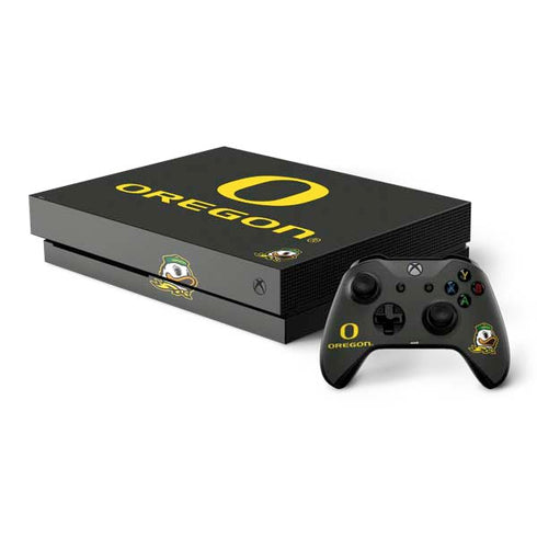 University of Oregon Ducks Xbox One X Bundle Skin