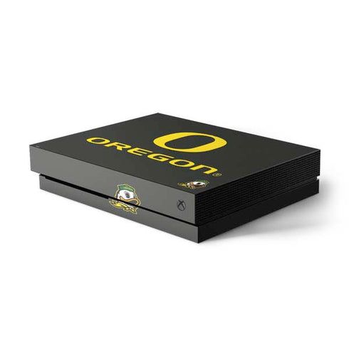 University of Oregon Ducks Xbox One X Console Skin