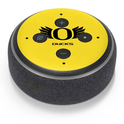 University of Oregon Ducks Yellow Amazon Echo Dot Skin