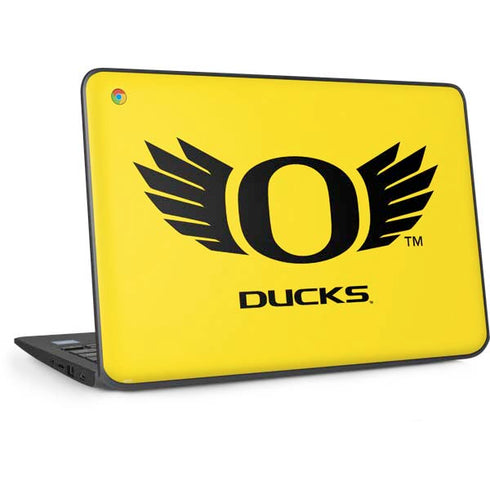 University of Oregon Ducks Yellow HP Chromebook Skin