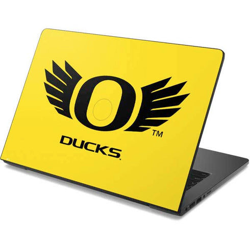 University of Oregon Ducks Yellow Dell Chromebook Skin