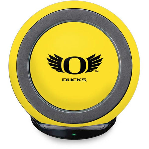 University of Oregon Ducks Yellow Fast Charge Wireless Charging Stand Skin