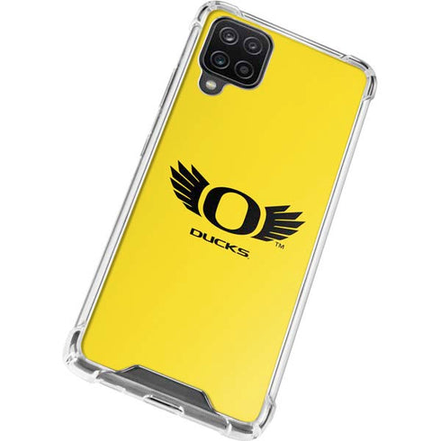 University of Oregon Ducks Yellow Galaxy A12 Clear Case