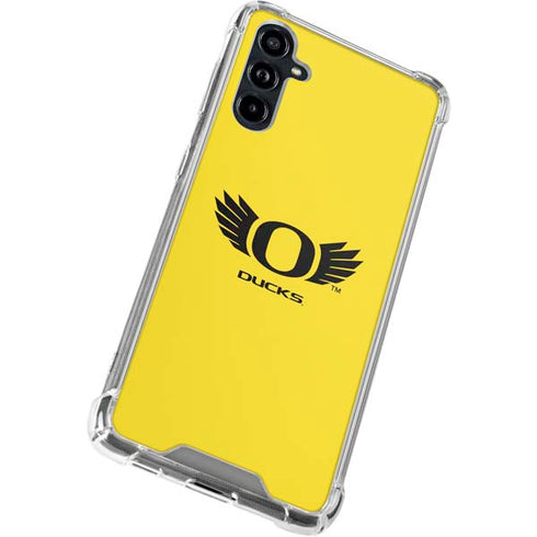 University of Oregon Ducks Yellow Galaxy A54 5G Clear Case