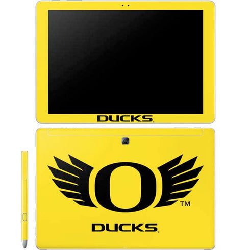 University of Oregon Ducks Yellow Galaxy Book 12in Skin