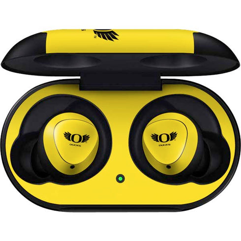 University of Oregon Ducks Yellow Galaxy Buds Skin