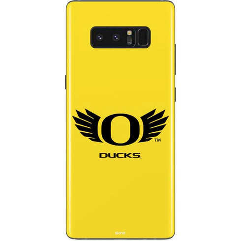 University of Oregon Ducks Yellow Galaxy Note 8 Skin