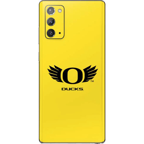 University of Oregon Ducks Yellow Galaxy Note20 5G Skin