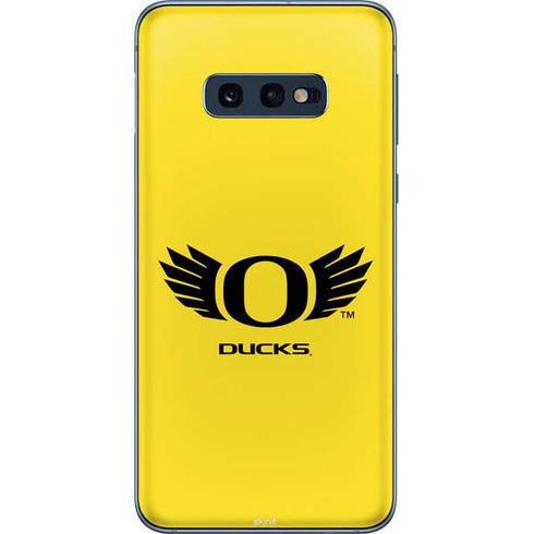 University of Oregon Ducks Yellow Galaxy S10e Skin