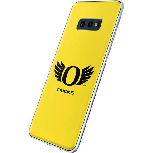 University of Oregon Ducks Yellow Galaxy S10e Skin