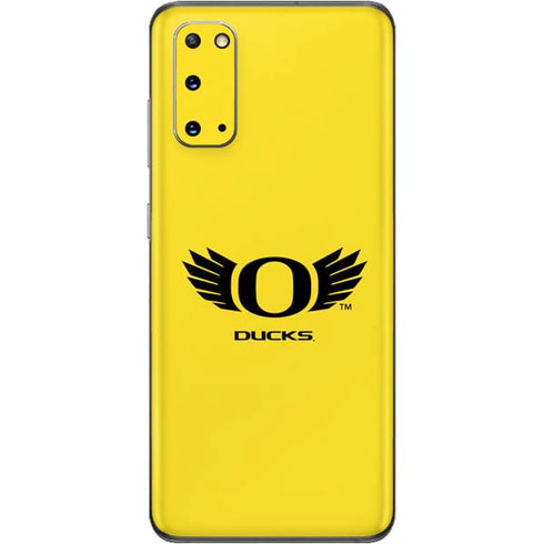 University of Oregon Ducks Yellow Galaxy S20 Skin
