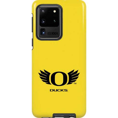 University of Oregon Ducks Yellow Galaxy S20 Ultra 5G Pro Case