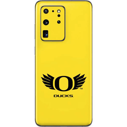 University of Oregon Ducks Yellow Galaxy S20 Ultra 5G Skin