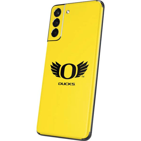 University of Oregon Ducks Yellow Galaxy S21 Plus 5G Skin