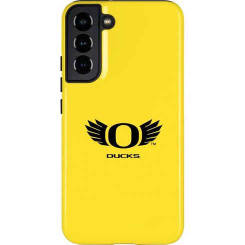 University of Oregon Ducks Yellow Galaxy S22 Plus Pro Case