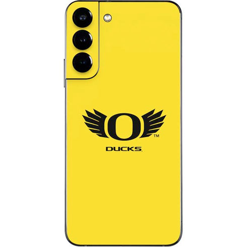 University of Oregon Ducks Yellow Galaxy S22 Plus Skin