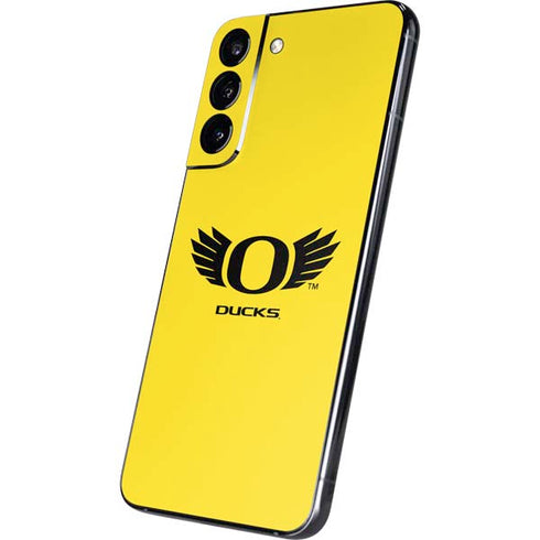 University of Oregon Ducks Yellow Galaxy S22 Plus Skin