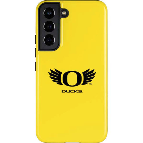 University of Oregon Ducks Yellow Galaxy S22 Pro Case