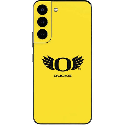 University of Oregon Ducks Yellow Galaxy S22 Skin