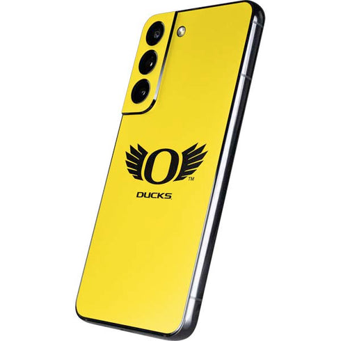 University of Oregon Ducks Yellow Galaxy S22 Skin