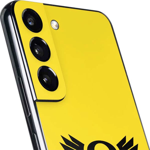 University of Oregon Ducks Yellow Galaxy S22 Skin