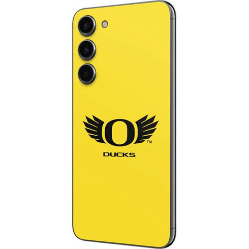 University of Oregon Ducks Yellow Galaxy S23 Plus Skin